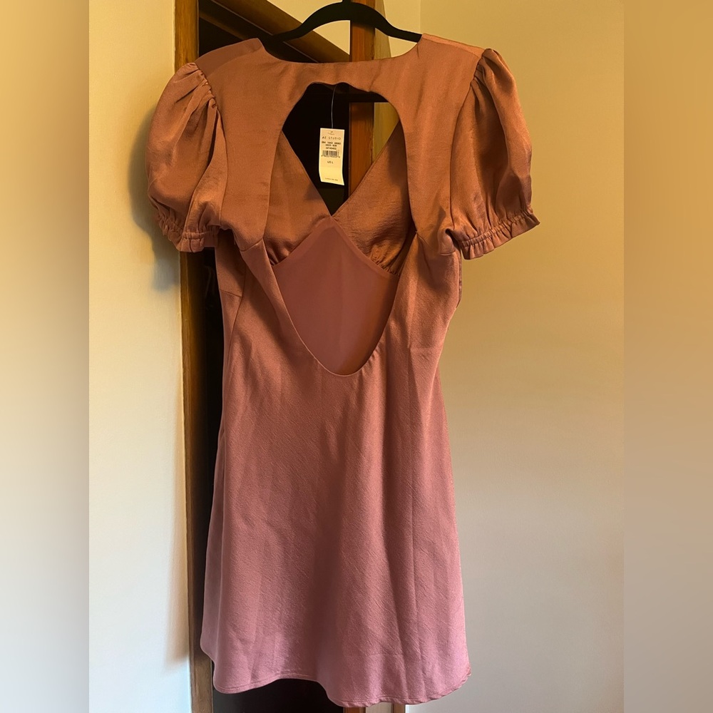 Pink Short Sleeve Dress - Picture 2 of 3